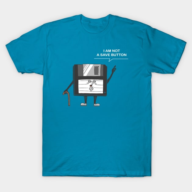 Floppy Disk T-Shirt by coffeeman